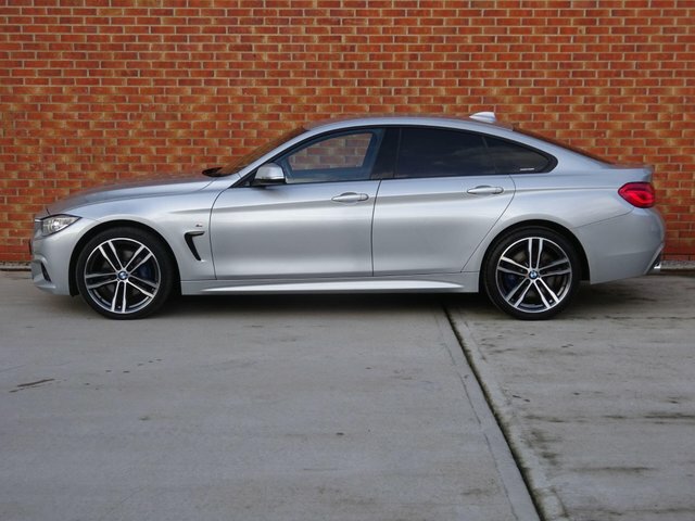 BMW 4 Series Gran Coupe 420D M Sport YL17EHZ Silver #6