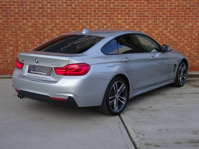 BMW 4 Series Gran Coupe 420D M Sport YL17EHZ Silver #3