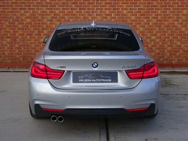 BMW 4 Series Gran Coupe 420D M Sport YL17EHZ Silver #4