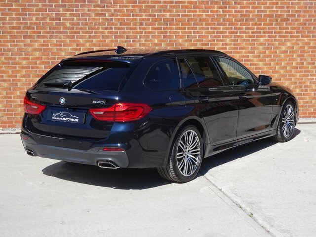 BMW 5 Series 540I Gpf M Sport OU68LFR Black #3