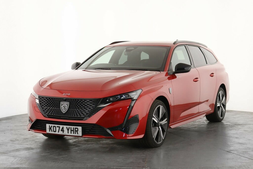 Peugeot 308 1.2 Hybrid 136 Gt E-dsc6 KO74YHR Red #6
