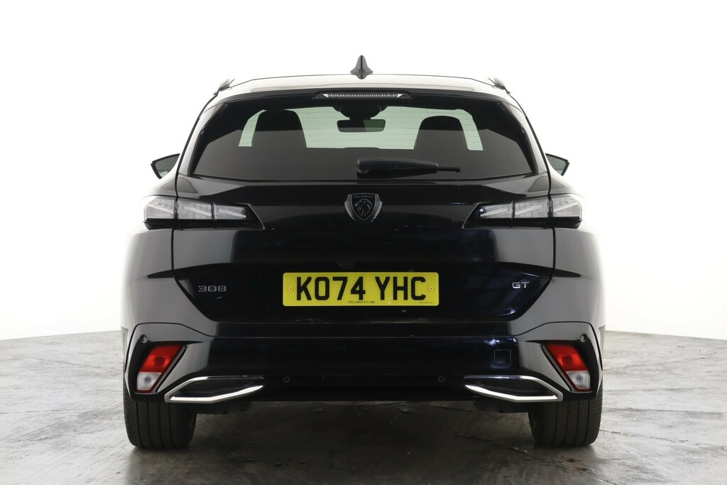 Peugeot 308 1.2 Hybrid 136 Gt E-dsc6 KO74YHC Black #2