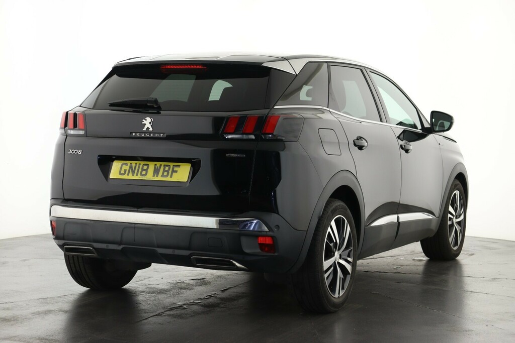 Peugeot 3008 1.5 Bluehdi Gt Line GN18WBF Black #3