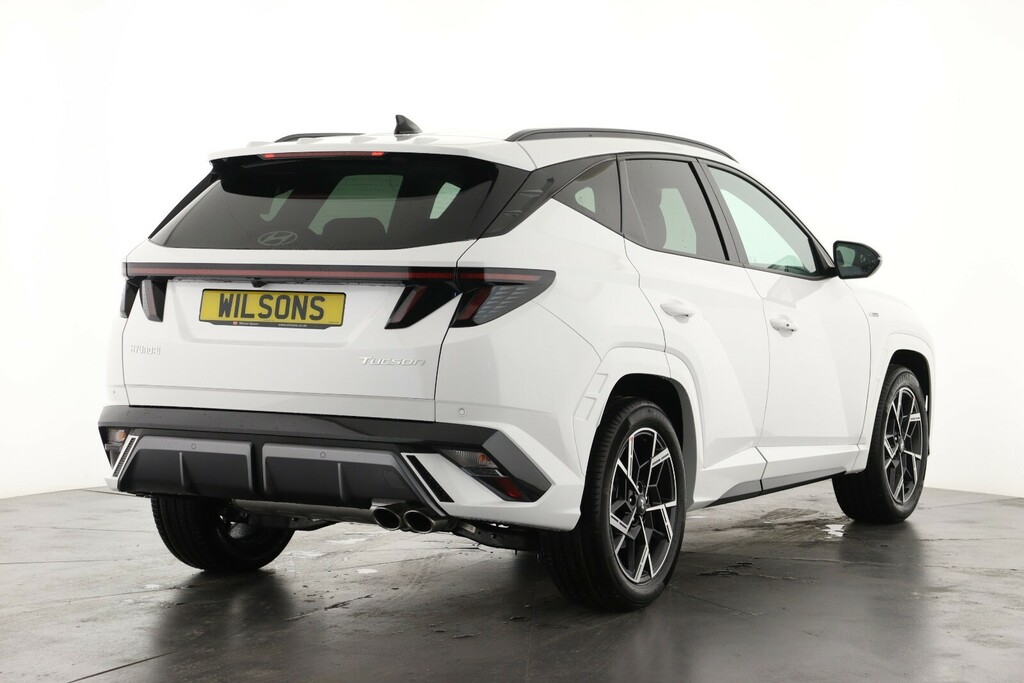 Hyundai Tucson 1.6T Hybrid N Line S LF75DDU White #2
