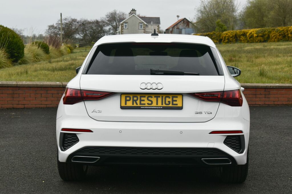 Audi A3 Hatchback WM73NVY White #4