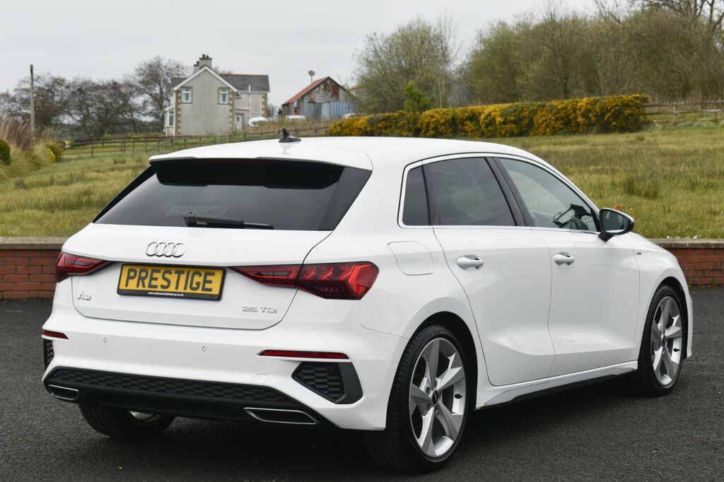 Audi A3 Hatchback WM73NVY White #3
