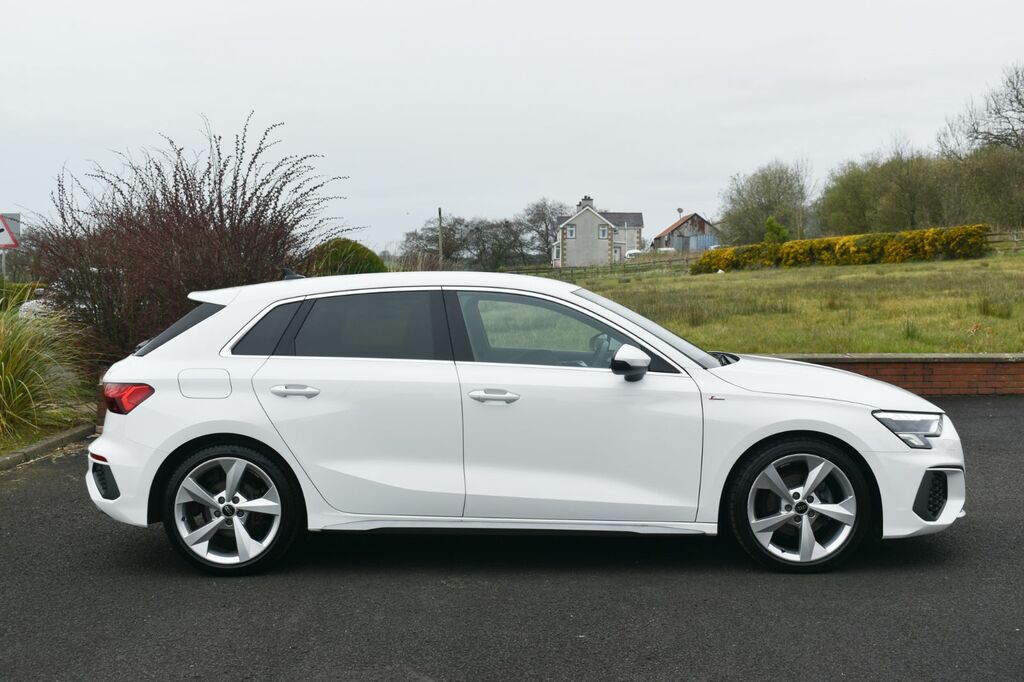 Audi A3 Hatchback WM73NVY White #2