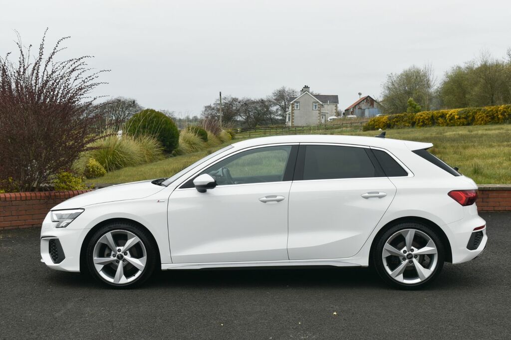 Audi A3 Hatchback WM73NVY White #6