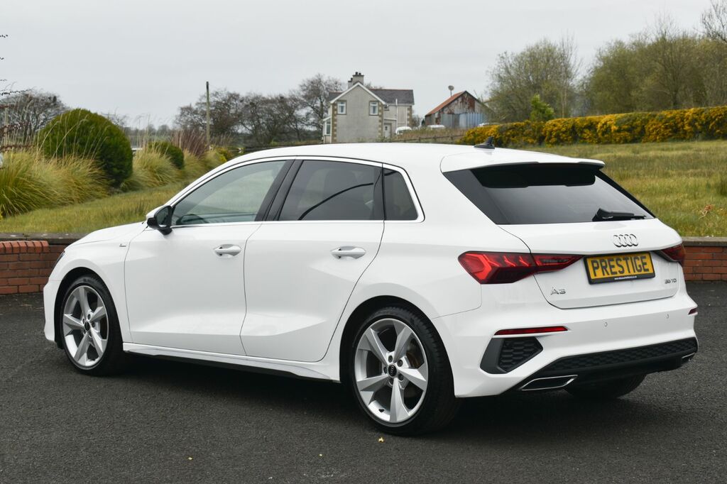 Audi A3 Hatchback WM73NVY White #5