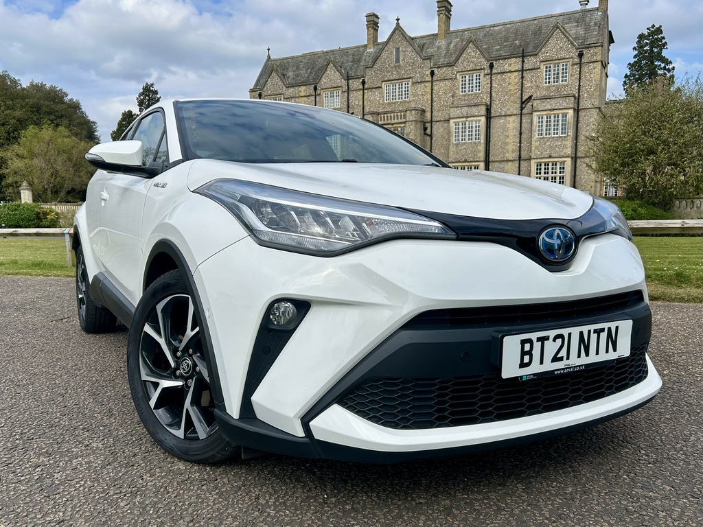 Toyota C-Hr 1.8 Vvt-h Gpf Design Suv Hybrid Cvt Eur BT21NTN White #2