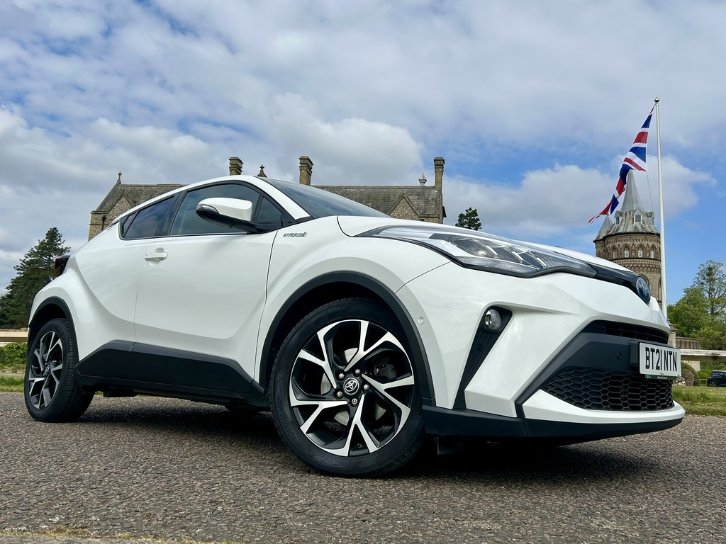 Toyota C-Hr 1.8 Vvt-h Gpf Design Suv Hybrid Cvt Eur BT21NTN White #6