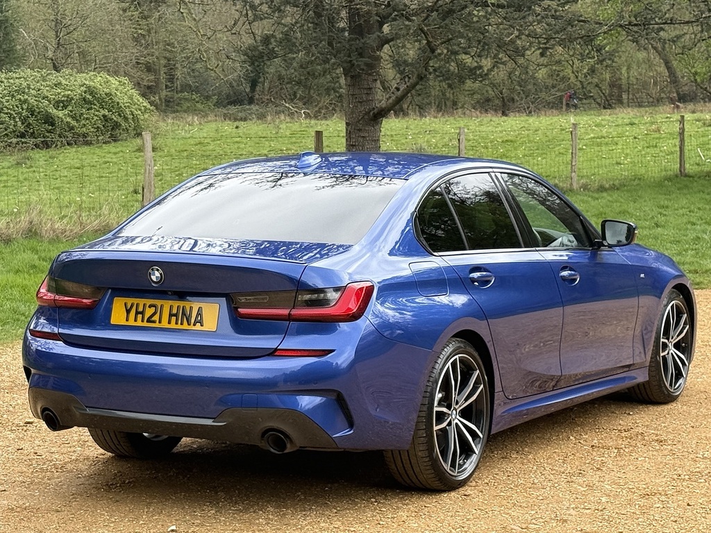 BMW 3 Series 320D Mht M Sport YH21HNA Blue #3