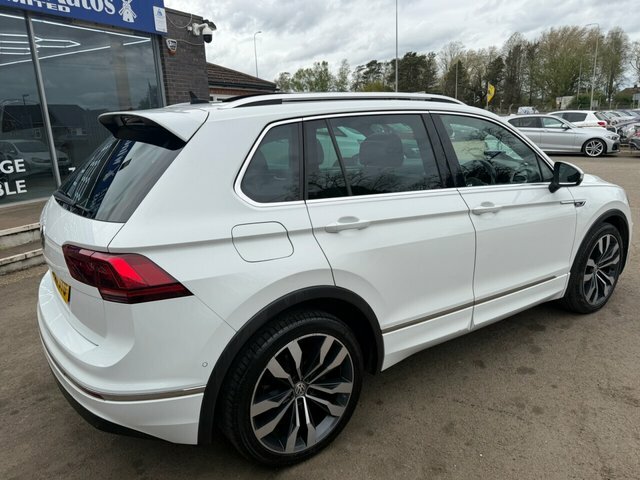 Volkswagen Tiguan Tdi R-line Tech Suv BP20OTU White #5