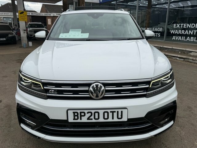 Volkswagen Tiguan Tdi R-line Tech Suv BP20OTU White #6