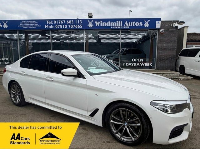 BMW 5 Series 520D M Sport Saloon White