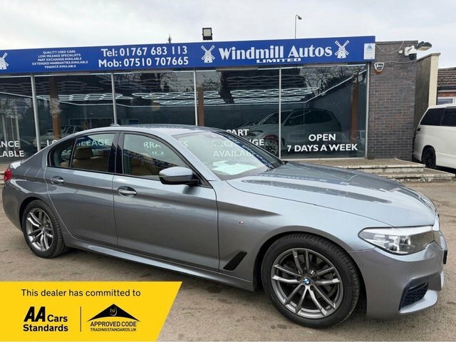 BMW 5 Series 520D M Sport Saloon Blue