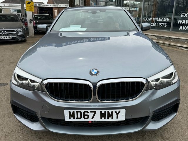 BMW 5 Series 520D M Sport Saloon MD67WMY Blue #6