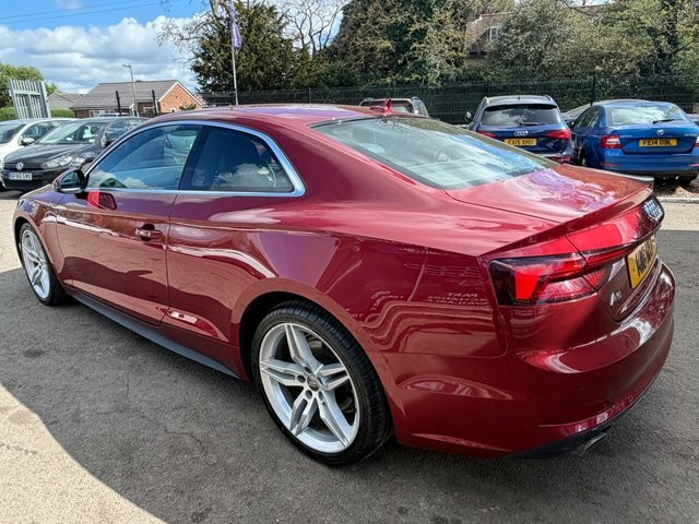 Audi A5 Tfsi 40 S Line M16NXT Red #4