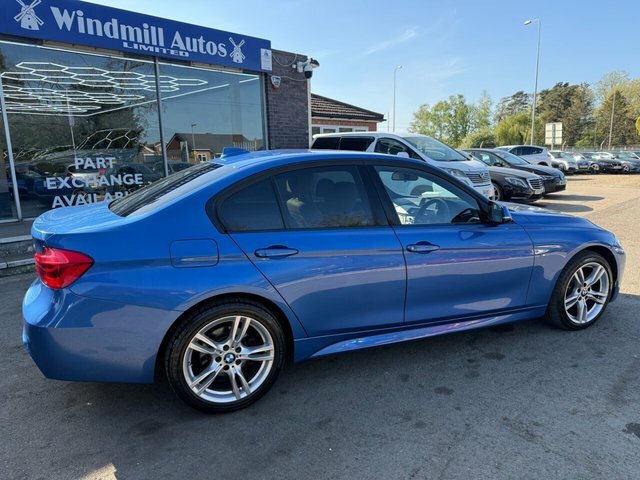 BMW 3 Series 320I M Sport Saloon SN18VCA Blue #4