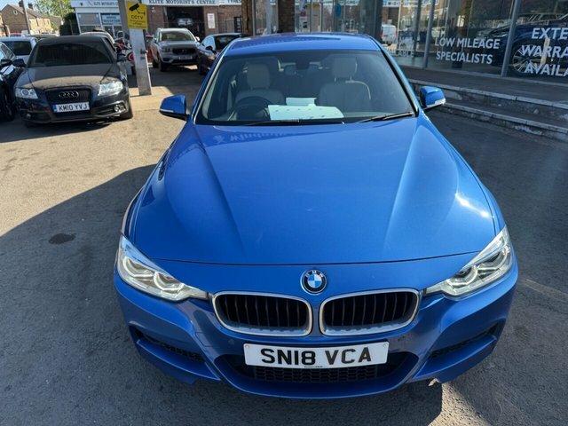BMW 3 Series 320I M Sport Saloon SN18VCA Blue #2