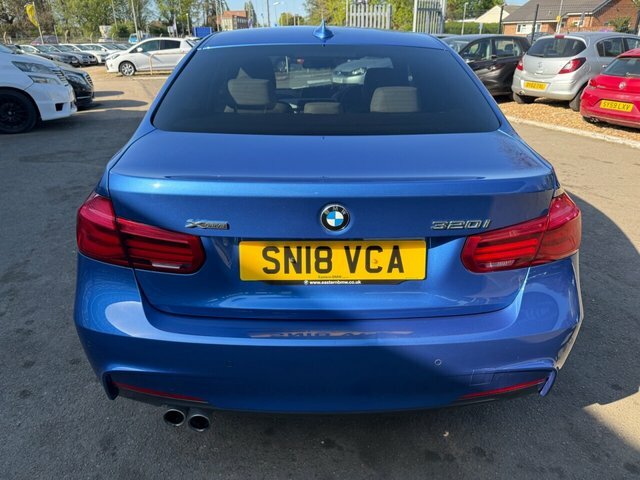 BMW 3 Series 320I M Sport Saloon SN18VCA Blue #5