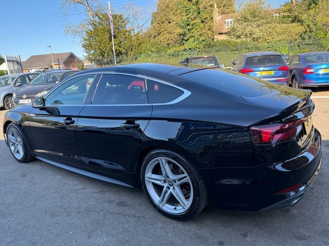 Audi A5 Tfsi S Line Sportback CX18VRU Black #4