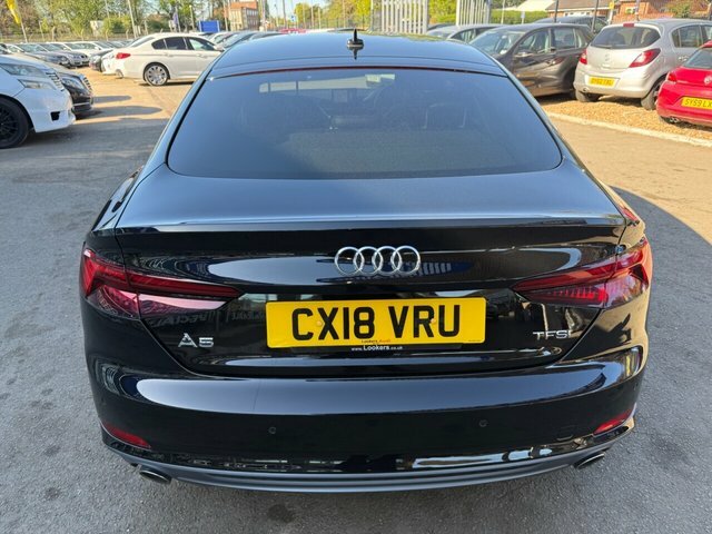 Audi A5 Tfsi S Line Sportback CX18VRU Black #5