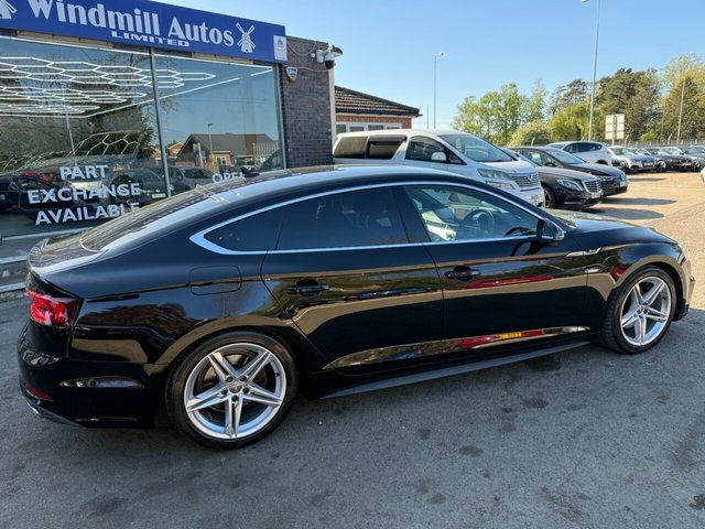 Audi A5 Tfsi S Line Sportback CX18VRU Black #6