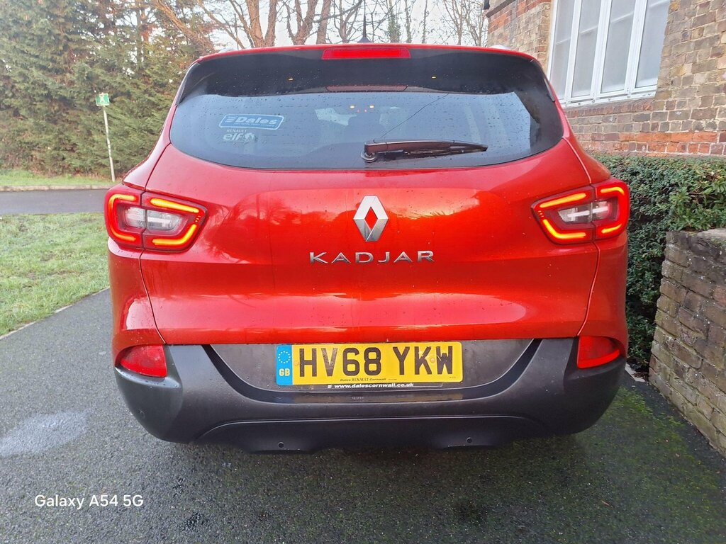 Renault Kadjar 1.3 Tce Dynamique S Nav Euro 6 Ss HV68YKW Red #2