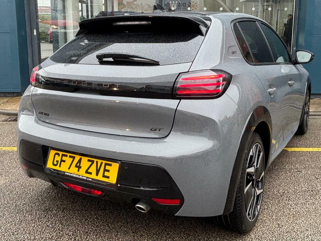 Peugeot 208 1.2 Puretech Gt Hatchback Euro 6 GF74ZVE Grey #4