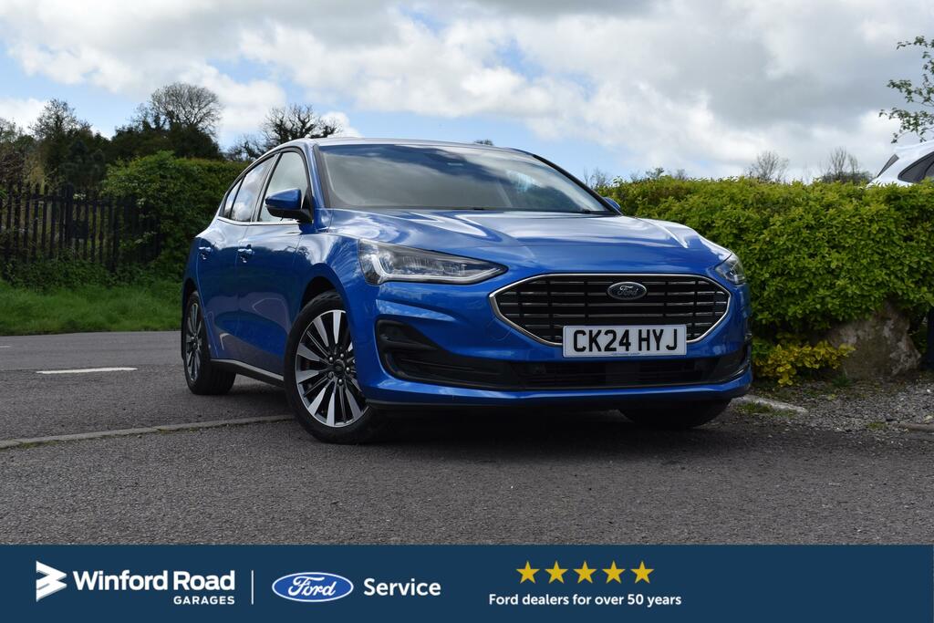 Ford Focus 1.0 155Ps Titanium X Ck24hyj Blue