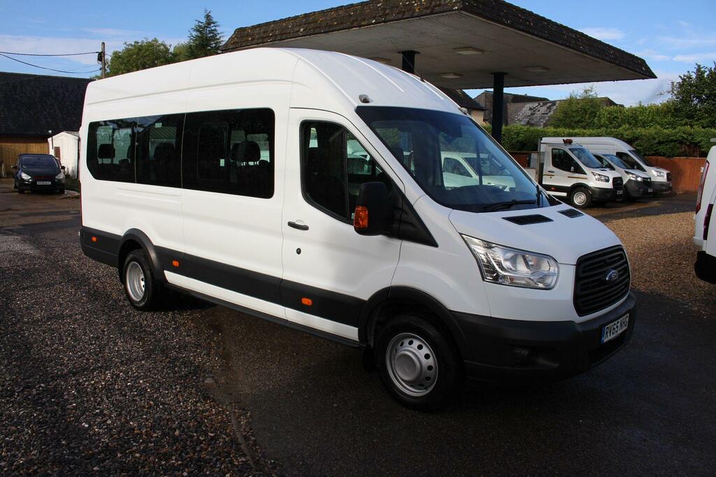 Ford Transit Custom 2.2 Tdci 460 Hdt L4 H3 18 Seats White #3