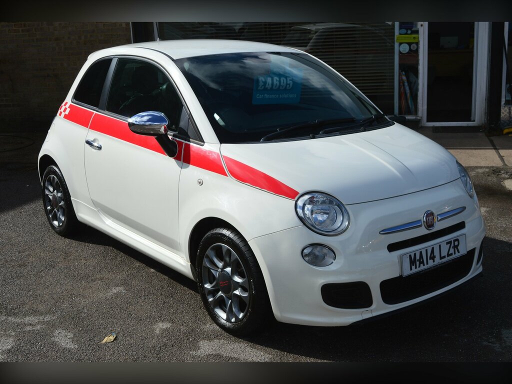 Fiat 500 1.2 S Hatchback Euro 6 Ss 69 MA14LZR White