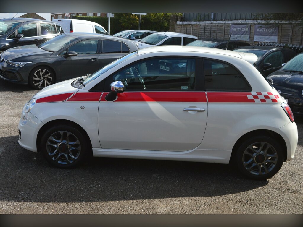 Fiat 500 1.2 S Hatchback Euro 6 Ss 69 MA14LZR White #5