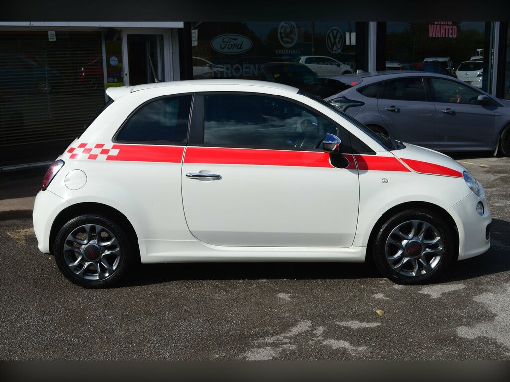 Fiat 500 1.2 S Hatchback Euro 6 Ss 69 MA14LZR White #6