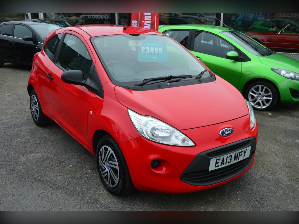 Ford KA 1.2 Studio Hatchback Euro 5 69 Red