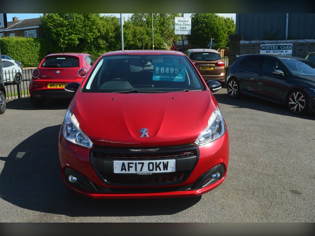 Peugeot 208 1.2 Puretech Gt Line Hatchback E AF17OKW Red #2