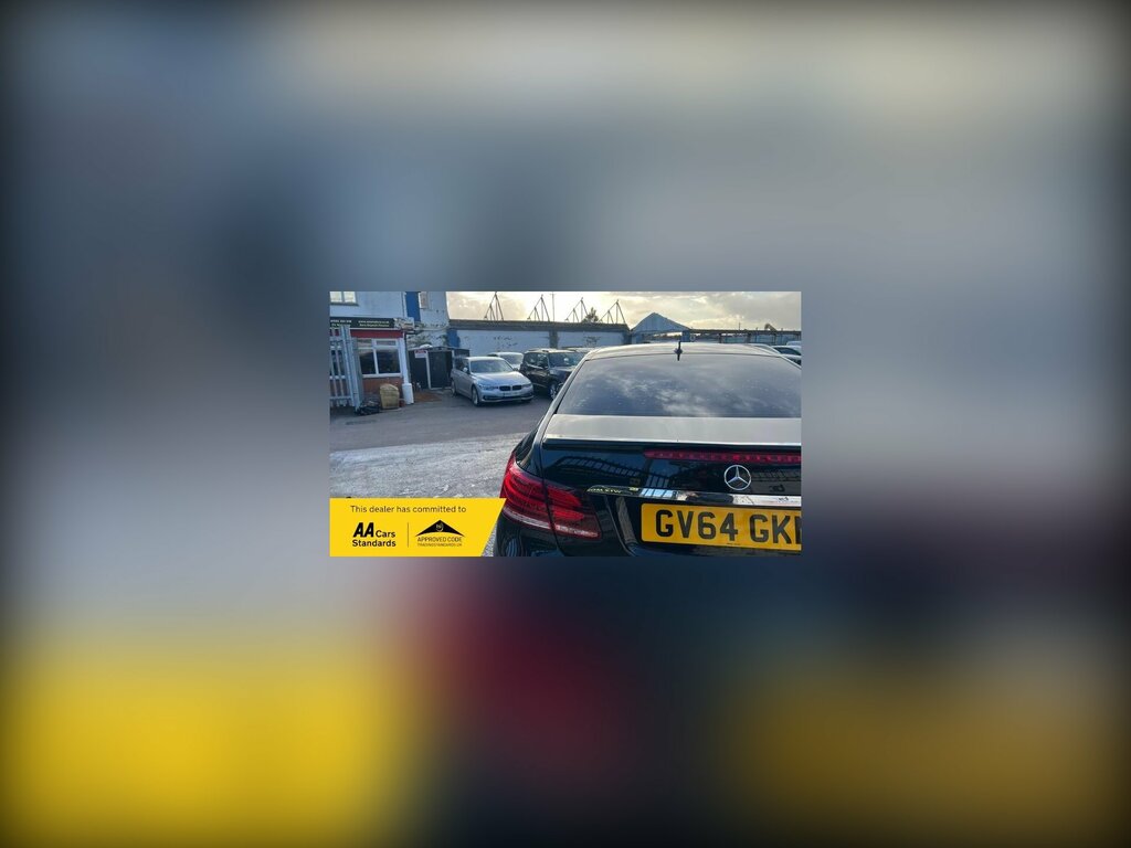 Mercedes-Benz E Class 2.1 E220d Bluetec Amg Line Coupe G-tron GV64GKN Black #4