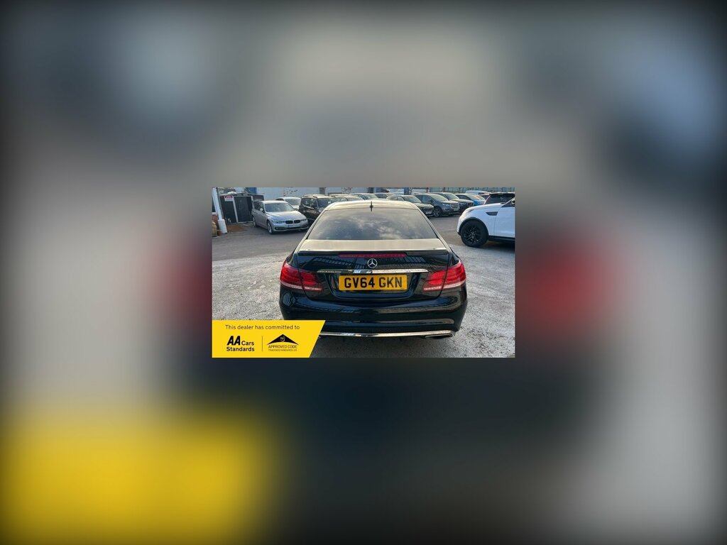 Mercedes-Benz E Class 2.1 E220d Bluetec Amg Line Coupe G-tron GV64GKN Black #2