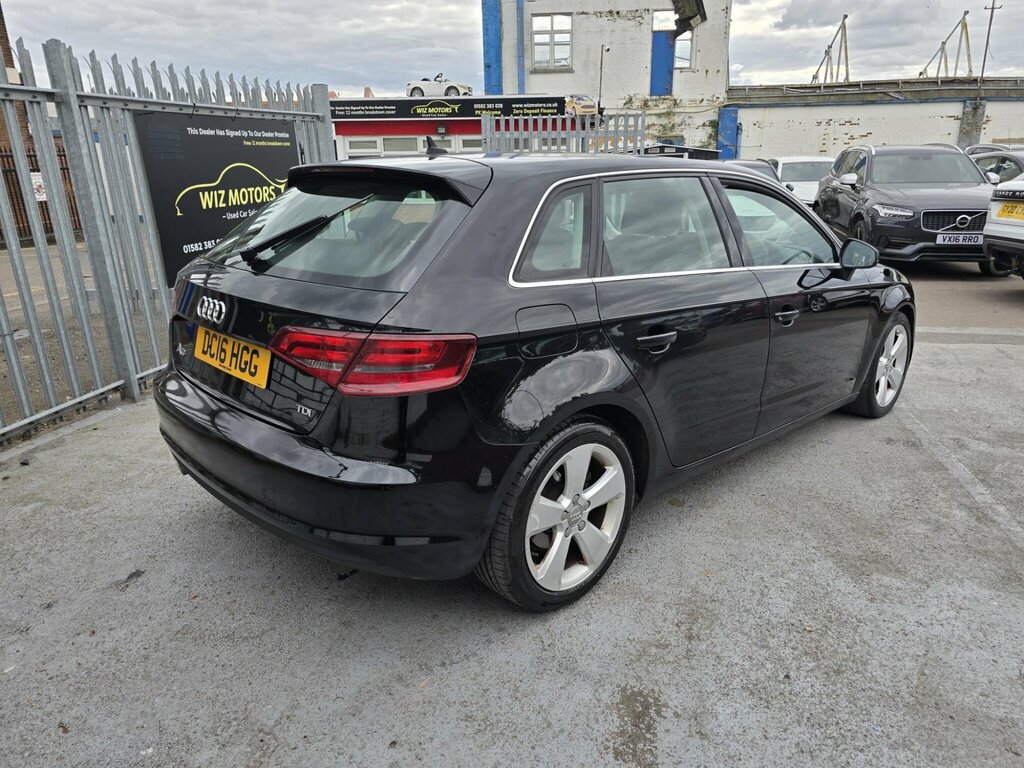 Audi A3 1.6 Tdi Sport Sportback Euro 6 Ss Nav DC16HGG Black #6