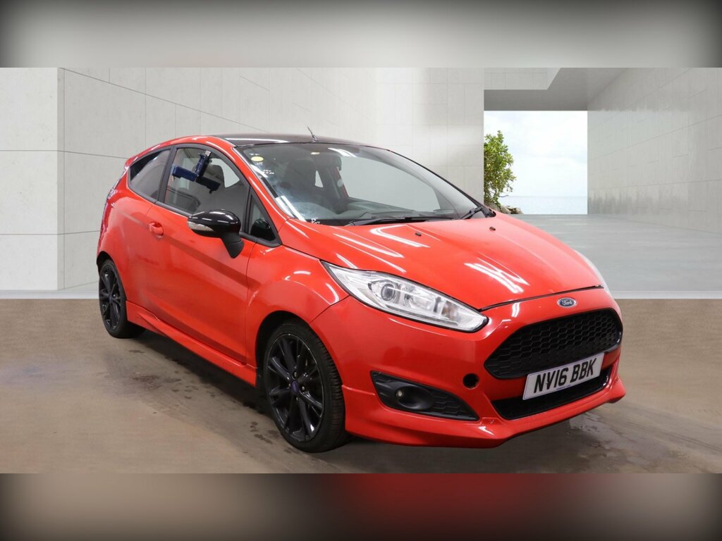 Ford Fiesta 1.0T Ecoboost Zetec S Euro 6 Ss Red
