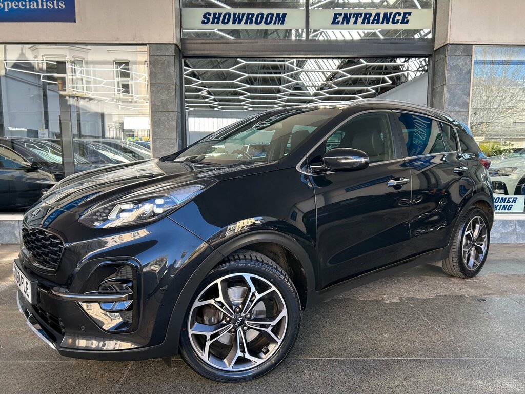 Kia Sportage 1.6 Crdi Gt-line Suv Euro 6 Ss 1 GD68FLE Black #3