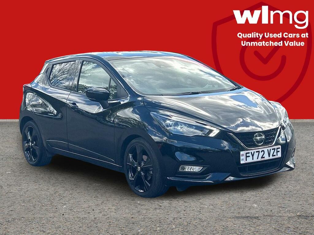 Nissan Micra 1.0 Ig-t N-sport Hatchback Xtron Euro 6 Black