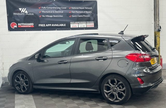 Ford Fiesta 1.0T Ecoboost Gpf St-line X Hatchback A YJ19GJH Grey #6