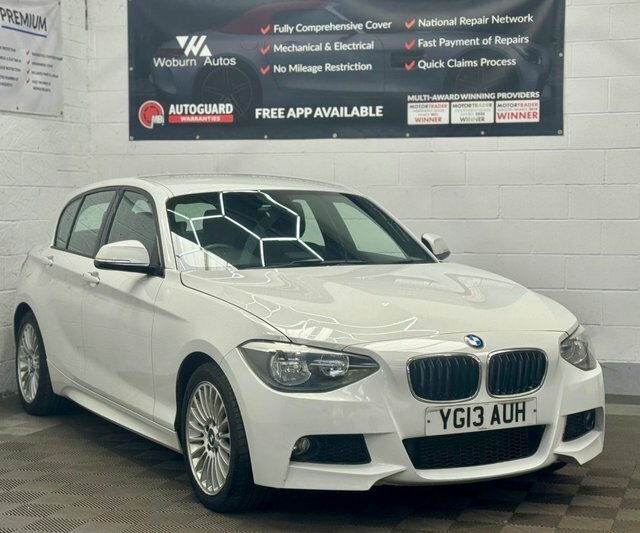BMW 1 Series 2.0 120D M Sport Hatchback Euro 5 YG13AUH White #3