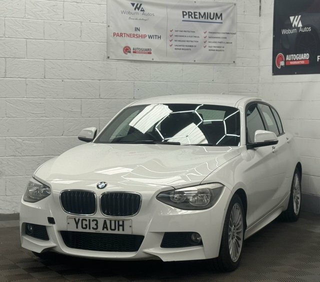 BMW 1 Series 2.0 120D M Sport Hatchback Euro 5 YG13AUH White #5