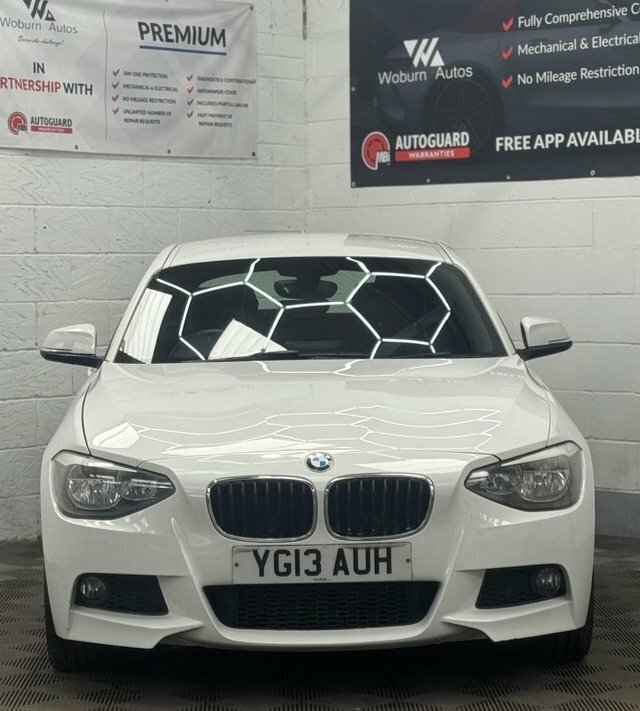 BMW 1 Series 2.0 120D M Sport Hatchback Euro 5 YG13AUH White #4