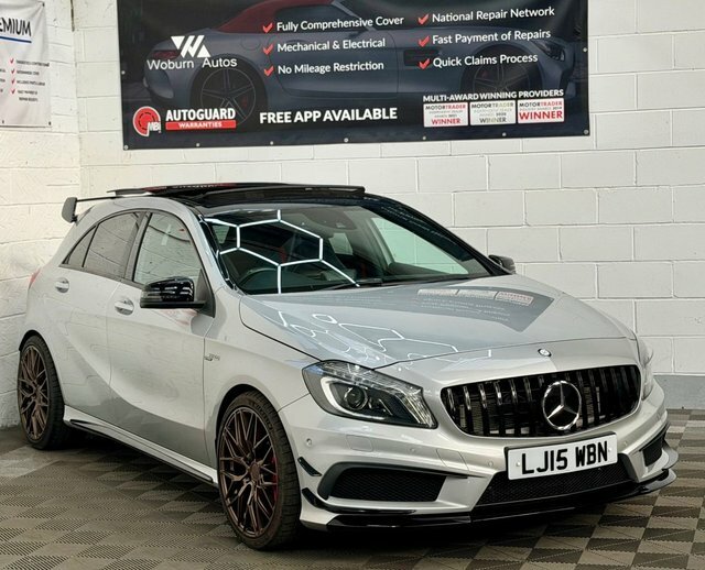 Mercedes-Benz A Class 2.0 A45 Amg Hatchback Spds Dct 4Matic E LJ15WBN Silver #4