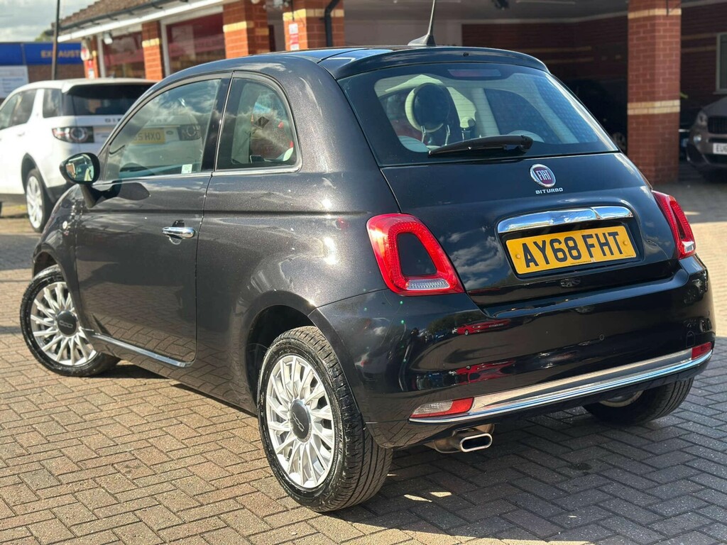 Fiat 500 1.2 Lounge AY68FHT Black #3