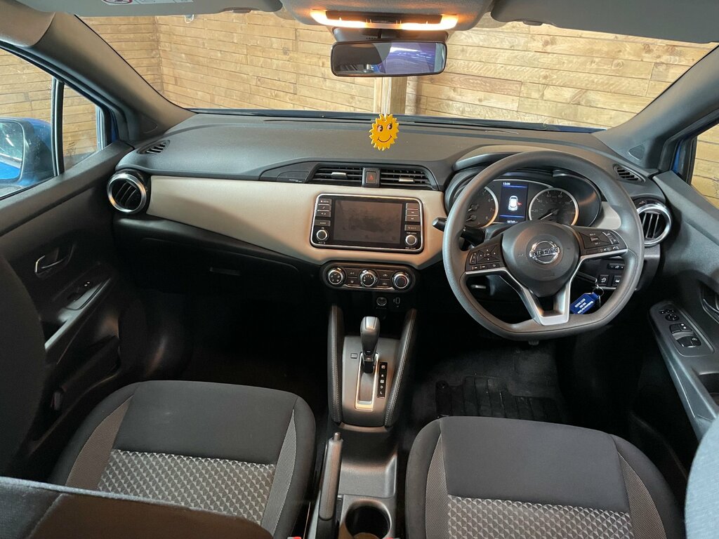 Nissan Micra 1.0 Ig-t Acenta Hatchback Xtron Euro 6 VK71GFX Blue #3